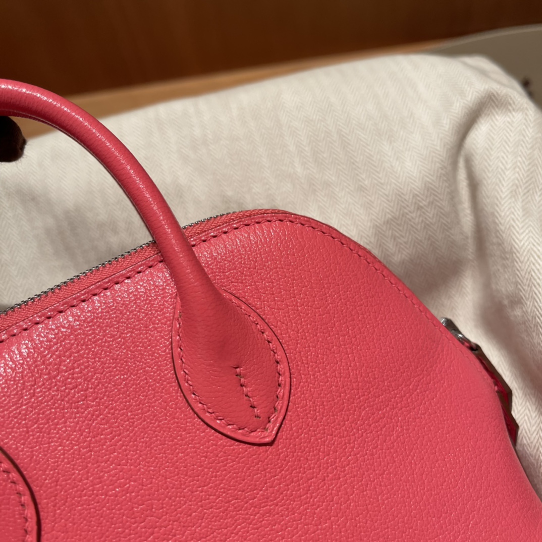 에르메스 미니 볼리드18 립스틱 은장 염소가죽